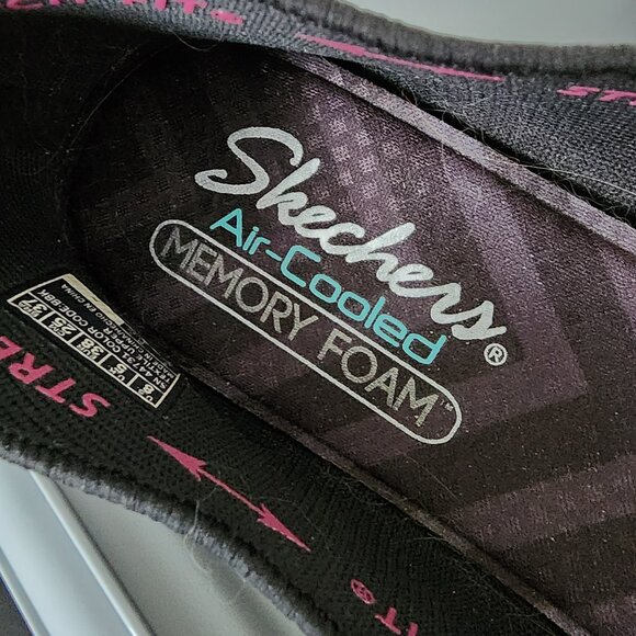 Skechers Cleo "Sherlock" Black Loafer Knit Flats Women's Size 8 - Picture 3 of 5